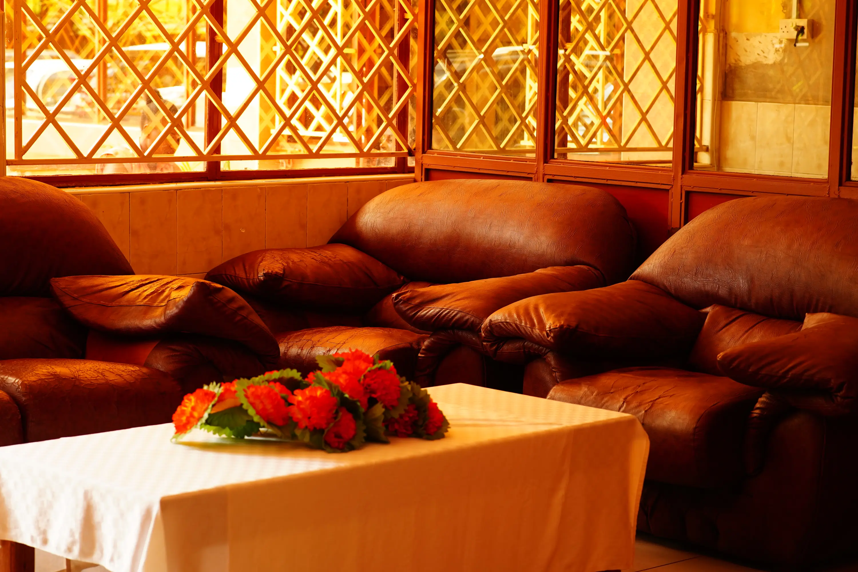 Hotel reception area